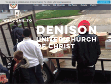 Tablet Screenshot of denisonucc.org